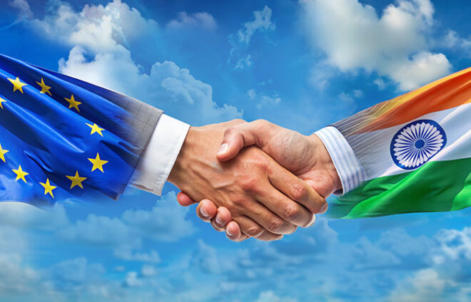 flag-waving-india-european-union-partnership-concept-strategic-cooperation-partnership